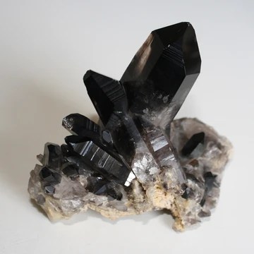 black quartz cluster